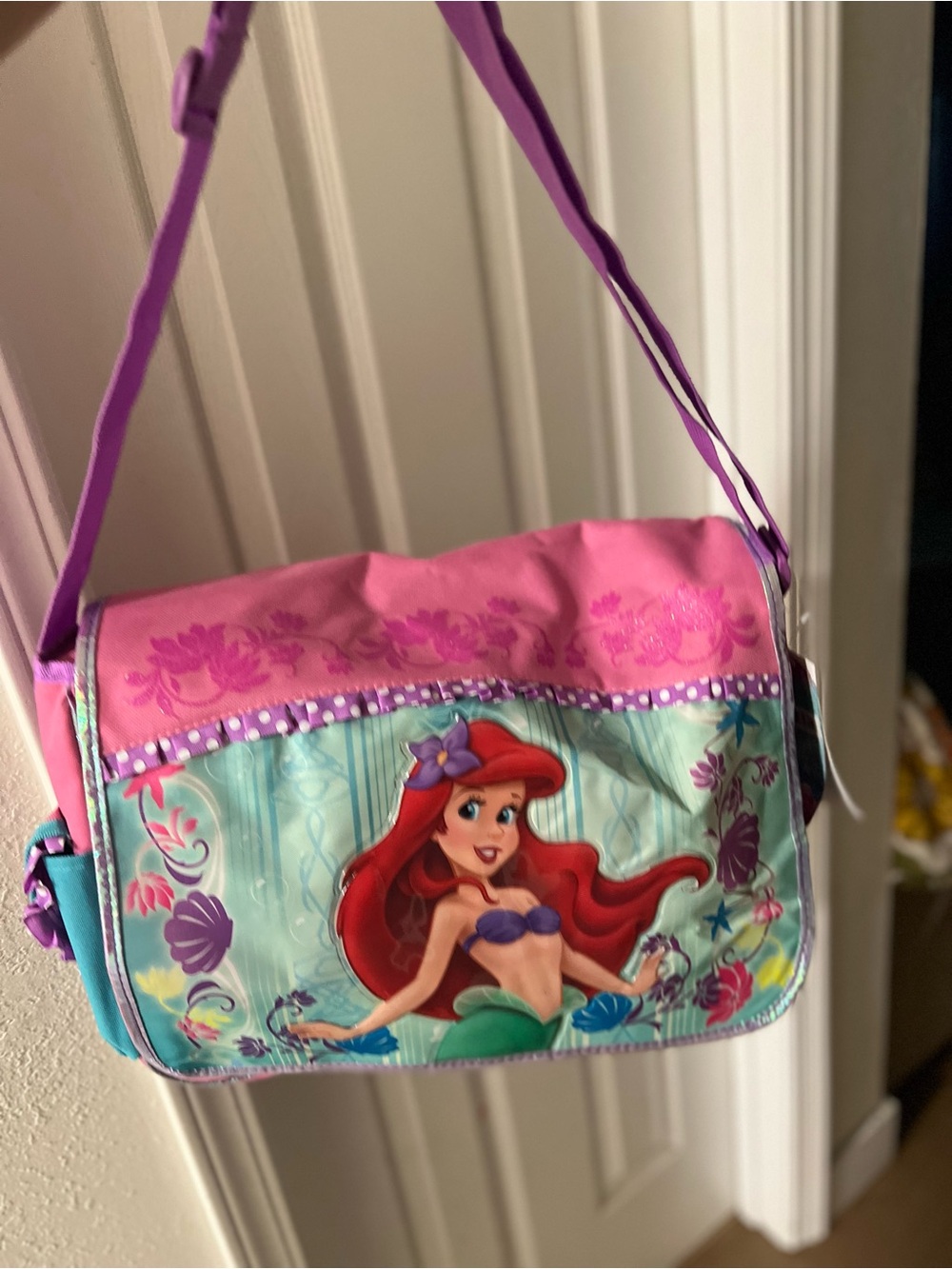 NWT 2000s Disney Ariel Messenger Bag